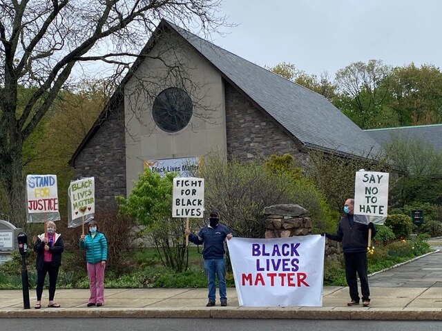 Black Lives Matter Vigil Tue. July 6th at 6pm UU Wellesley Hills